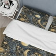 thumbnail image 4 of Designart "Celestial Azure II" Blue Boho Bedding Covert Set - Bohemian & Eclectic Bed Set With 2 Shams, 4 of 5