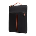 thumbnail image 1 of Funda para portátil con asa para viajes de 15 pulgadas, maletín compacto y portátil, funda protectora para ordenador. Negro, 1 of 8