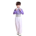 thumbnail image 4 of Cowsor Boys Disco Costume Kids 70s 80s Sequin Pop King Dance Star Halloween Carnival Party Cosplay Outfits, 4 of 5