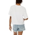 thumbnail image 2 of Women's Gameday Couture  White Real Salt Lake Keep Playing Cropped T-Shirt, 2 of 3