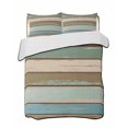 thumbnail image 2 of Green Blue Brown Farmhouse Full Size Down Alternative Comforter, Lightweight Comforter Quilt Bedding Set with Pillow Shams Vintage Wood All Seasons Bed Comforter Duvet Insert 78"x90", 2 of 7