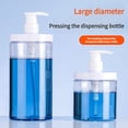 thumbnail image 4 of Large Capacity Press Pump Bottle 500ml 1000ml For Shampoo Sanitizer Storage Shatterproof Silicone Dispenser, 4 of 8