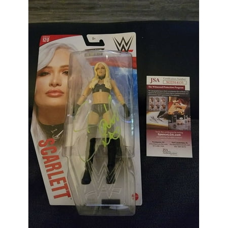 Scarlett Signature Wwe Nxt Figure Jsa Authentication Signature Signature Chase
