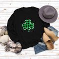 thumbnail image 5 of Baberdicy St.Patricks Day Sweatshirt for Women, Womens Autumn And Winter Casual Hooded Sweater Pullover Sweater Womens Sweatshirt Black, 5 of 5