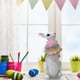thumbnail image 4 of Un conejito de Pascua Decoraciones para el hogar Decoraciones de primavera de conejito de Pascua Entre sí Hogar Conejito falso lindo Decoraciones de Pascua Conejito blanco, 4 of 6