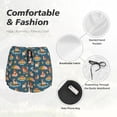 thumbnail image 4 of Salouo Beach Dog Print Women's 2 in 1 Running Shorts Double-Layer Shorts Athletic Workout Gym Yoga Shorts Running Shorts for Women-X-Large, 4 of 7