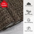 thumbnail image 6 of Garvee 2'x6' Runner Rugs Kitchen Entryway Braided Print Rugs, Machine Washable Non-Slip Low Pile Indoor Rugs for Hallway, Bedroom, Living Room, Brown, 6 of 9