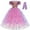 Dress with sleeve cover, variant on WIBACKER 2-10Y Girls Princess Dress For Birthday Party Halloween Christmas Costume Performance Cosplay Dresses with Sleeve Cover for Kids