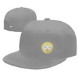 thumbnail image 4 of DouZhe Flat Brim Cap Snapback Hat, Gaming Console Gamer Prints Adjustable Gray Adult Baseball Cap, 4 of 6
