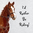 thumbnail image 3 of CafePress - Id Rather Be Riding! Horse Kids Sweatshirt - Kids Sweatshirt, Youth Crew Neck Sweatshirt, 3 of 4