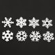 thumbnail image 3 of 50PCS 35mm Mix Shape Wooden White Snowflakes Christmas Ornaments Xmas Pendants New Year Christmas Decorations for Home Party, 3 of 5