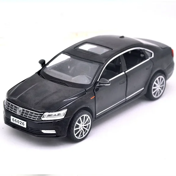 1/32 suitable for Volkswagen Passat die-casting metal alloy models car sound and light pull-back series children's toy gifts
