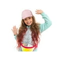 thumbnail image 5 of Designer Youth Hats for Boys & Girls - Premium Kids Trucker Hat with an Adjustable Plastic Buckle | Ages 2-5T - Metallic Pink, 5 of 7