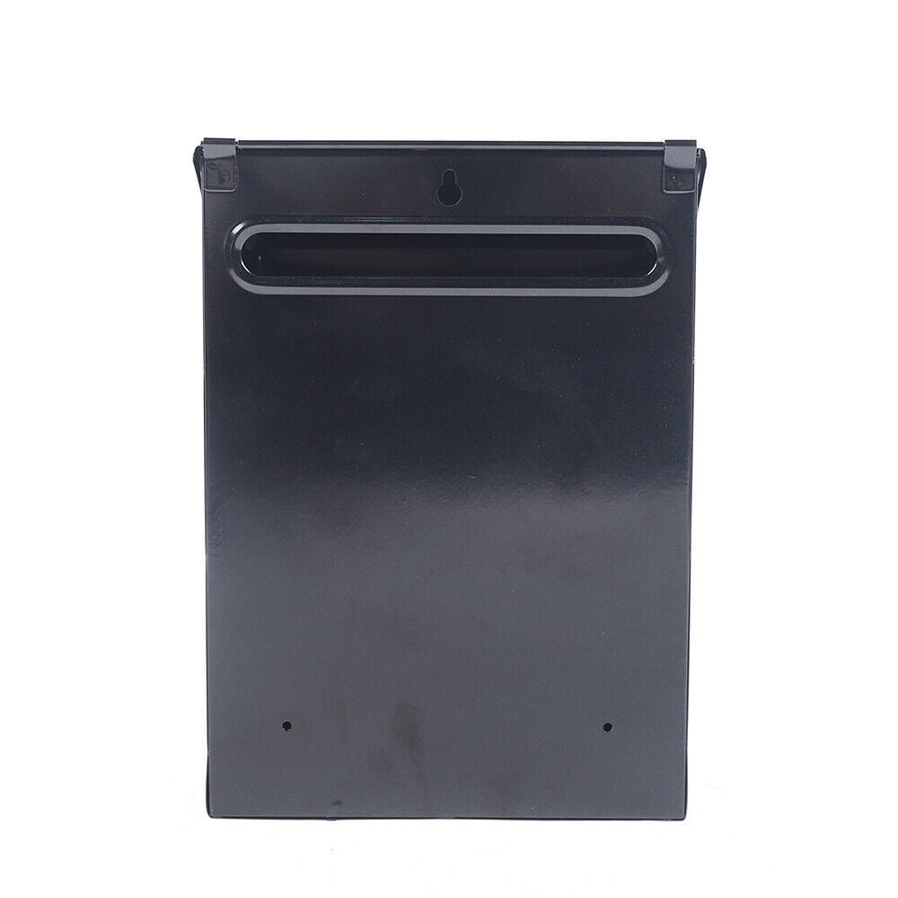 Modern Outdoor Waterproof Extra Large Drop Box Wall Mounted Mailbox with 2 keys