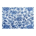 thumbnail image 3 of Blue and White Porcelain Reversible Placemat Non Slip Coffee Mat 18x12 Inch for Dining, Kitchen, Coffee, 3 of 9