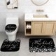 thumbnail image 5 of Juego de 4 cortinas de ducha Get Naked, citas divertidas, joyas de lujo, diamantes morados brillantes, diamantes de imitación modernos, moda glamurosa, decoración de baño para niñas y mujeres,, 5 of 7