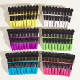 thumbnail image 2 of Pinzas para el cabello para mujeres con dientes anchos y diseño de doble bisagra Pinzas para seccionar el estilo de cocodrilo de calidad profesional de peluquería - paquete de 60 (mezcla), 2 of 5