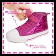 thumbnail image 3 of Cyiecw Kids Adorable Fashion High Top Casual Canvas Sneakers, 3 of 7