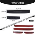 thumbnail image 3 of Cherocar Door Sill Guards Kit,Door Sill Protector Replacement Black Rubber Door for 2018-2021 Jeep Wrangler JL JT 4-Door Accessories Parts, 4pcs/Set, 3 of 7