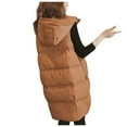 thumbnail image 4 of HONHUZH Womens Plus Size Shirts Clearance,Womens Plus Size Hoodie Waistcoat Vest Gilet Jacket Coat Outwear Tops, 4 of 9