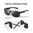 thumbnail image 4 of Gafas de Sol Reglaaly J14-Negro + Azul Hielo Polarizadas UV400, 4 of 8