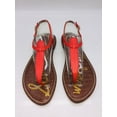 thumbnail image 3 of Sam Edelman Women's Gigi Thong Sandal Flats- Blood Orange, US 6.5M, 3 of 9