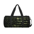 thumbnail image 2 of KLL American Flag Camo Duffle Bag For Men Women Sport Gym Fitness Tote Travel Training Workout Basketball Football Weekender, 2 of 8