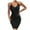 Black, variant on IROINNID V-Neck Sheath Dress For Women Gorgeous Summer Solid Camis Sleeveless Vest Mini Dress Empire Waist Dress