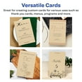 thumbnail image 3 of Avery Printable Postcards, 6" x 9", Kraft Brown, 50ct, 3 of 8