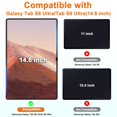 thumbnail image 2 of Aacl [2 Unidades] Protector De Pantalla De Vidrio Templado Para Samsung Galaxy Tab S9 Ultra/Tab S8 Ultra (14,6 Pulgadas) [Sin Burbujas] [Antiarañazos] [Compatible Con Fundas], 2 of 5