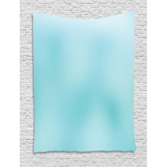 Seafoam Tapestry, Abstract Modern Art Inspired Illustration Aquatic Tones Blurred Background Design, Wall Hanging for Bedroom Living Room Dorm Decor, 40W X 60L Inches, Seafoam, by Ambesonne