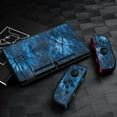 thumbnail image 3 of POBUDS Switch Skin | Sticker Wrap Vinyl Decal | Set Compatible with Nintendo Switch ( Switch Lite, Tie-Dye Blue), 3 of 5