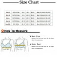thumbnail image 3 of Busydd Bras for Women Older Full Coverage Wireless Bras for Women Comfort Supportive Front Closure Bras Fashion Floral Seamless Everyday Bra No Underwire, 3 of 5
