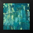 thumbnail image 2 of Tre Sorelle Studios 12x12 Black Modern Framed Museum Art Print Titled - Shades of Teal, 2 of 5