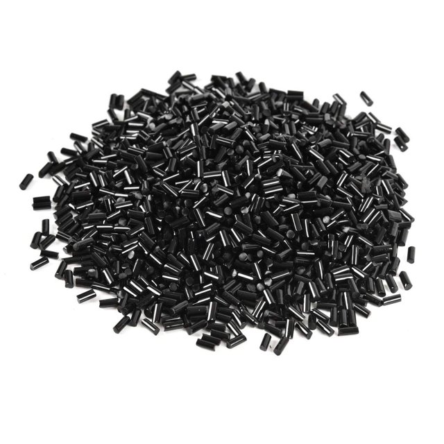 50 g de gránulos de pegamento de queratina de fusión italiana para uñas/extensiones de cabello con punta en I, negro