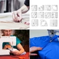 thumbnail image 6 of 11 Pcs Free Motion Quilting Templates Set,Acrylic Meander Ruler For Domestic & Industrial Sewing Machines,Diy Sewing Patchwork Rulers,Free Motion Quilting Templates For Diy Quilting On Sewing,White, 6 of 8