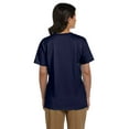 thumbnail image 2 of Womens 5.2 oz. ComfortSoft V-Neck Cotton T-Shirt 5780 (3 PACK), 2 of 2