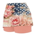 thumbnail image 5 of Gamivast 4Th Of July Skort for Women High Waisted Athletic Skirt with Shorts Tummy Control Flag Graphic Tennis Golf Skirt Stretchy Workout Running Skort with Inner Shorts, 5 of 6