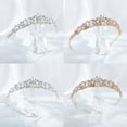 thumbnail image 2 of Elegant Rhinestones Bridal Crowns For Weddings Lightweight Metal Queen Crowns Headbands For Bride And Special Occasion Silver, 2 of 4