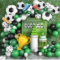 thumbnail image 3 of Yimenbloon Soccer Balloon Sport Soccer Shoes Balloons for Soccer Birthday Party Decorations, Soccer Balloon Supplies 4PCS, 3 of 7