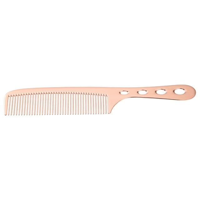 Vocoste Hair Comb All Purpose Detangling Dressing Comb Stainless Steel Rose Gold Tone