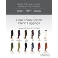 thumbnail image 2 of MeMoi Lisse Chino Cotton Blend Leggings - Womens - Female (L-XL, Khaki), 2 of 7