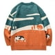 thumbnail image 2 of Jersey Flygo de punto extragrande Harajuku para hombre, color naranja, 2 of 7