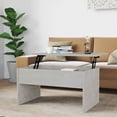 thumbnail image 1 of vidaXL Coffee Table Concrete Grey 80x50.5x41.5 cm Engineered Wood, 1 of 5