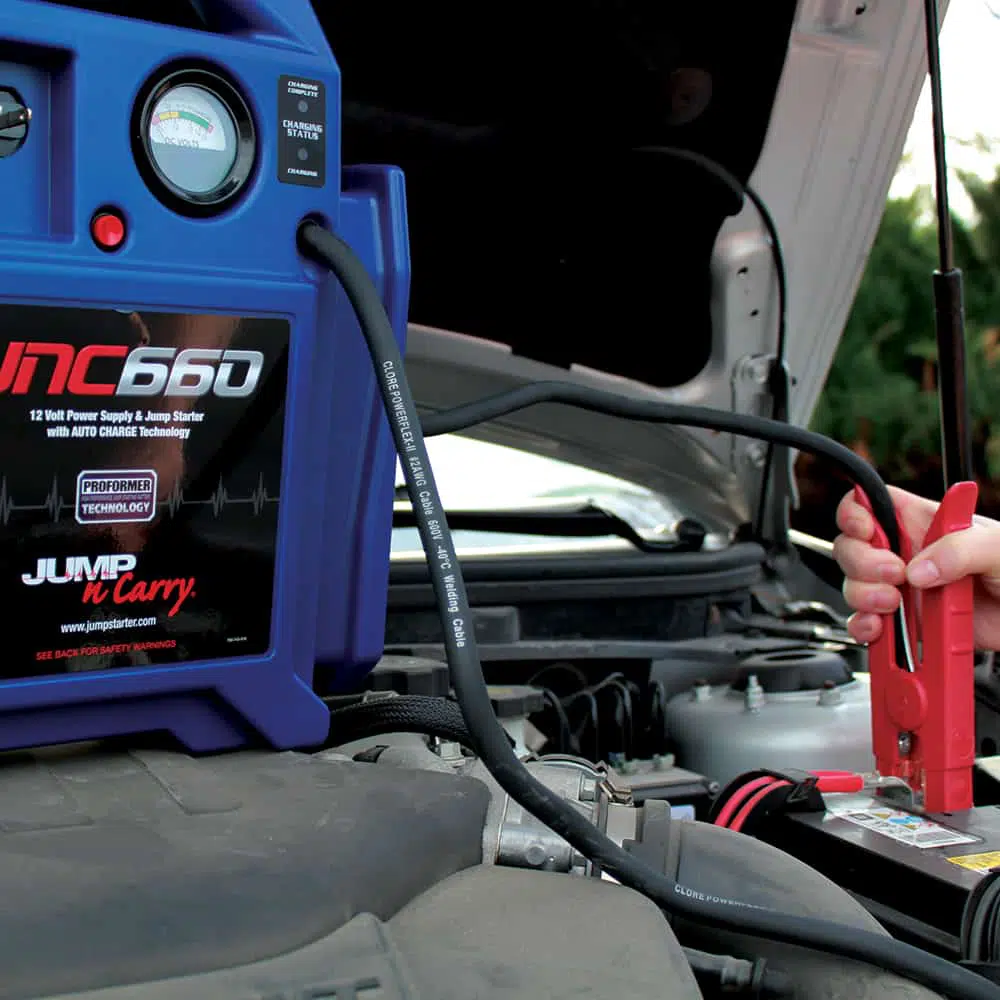 Clore Automotive Jump-N-Carry JNC660 1700 Peak Amp 12 Volt Jump Starter