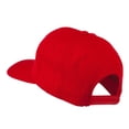 thumbnail image 3 of Smile Face Emoticon Embroidered Snapback Cap - Red OSFM, 3 of 5