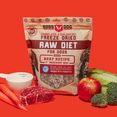 thumbnail image 2 of Boss Dog Freeze Dried Meal Probiotic Grain Free Beef Dog Food 12oz, 2 of 10