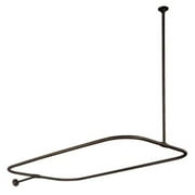 Elements Of Design Ed3155 Shower Accessories Shower Curtain Rods - Bronze
