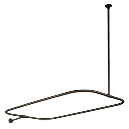 Elements Of Design Ed3155 Shower Accessories Shower Curtain Rods - Bronze