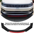 thumbnail image 2 of <p>Bumper Chin Spoiler, 6PCS Reduce Wind Resistance Carbon Fiber Pattern Front Bumper Lip Spoiler Set  For Cars</p>, 2 of 7
